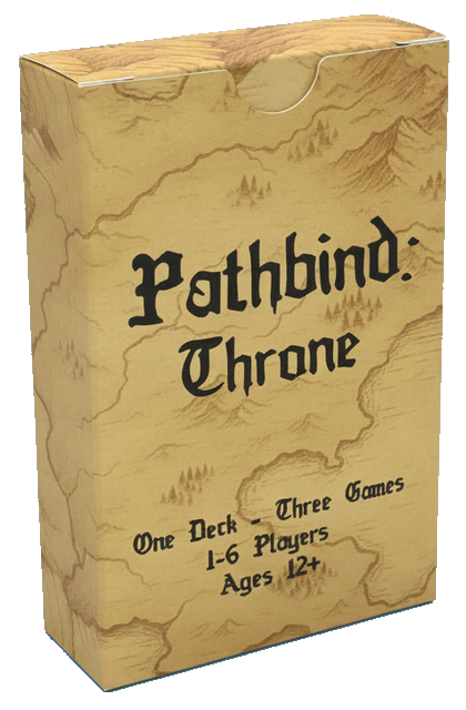 Pathbind: Throne dark fantasy strategy card game box art
